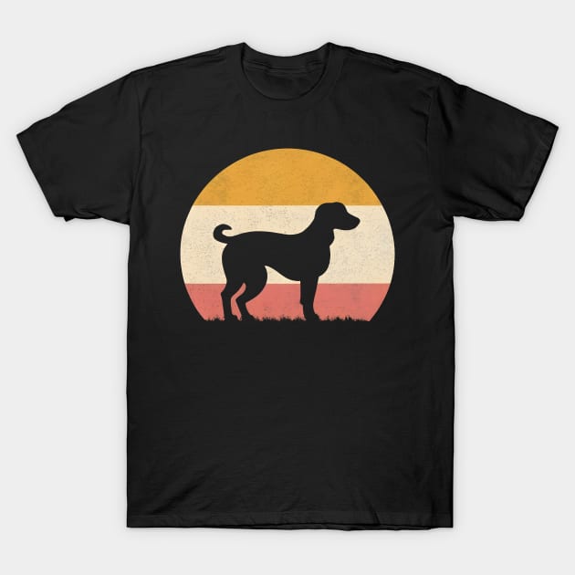 Retro Vintage Dog Sunset T-Shirt by SimpliPrinter